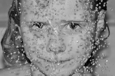 Drop of water upset wet