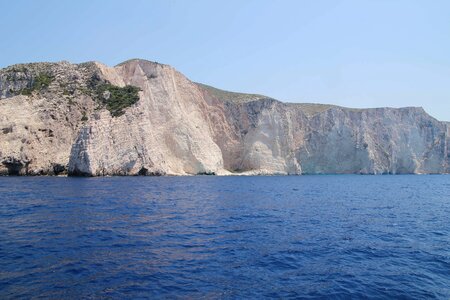 Island cliff coastline photo