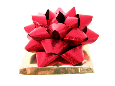 Gift and bow photo