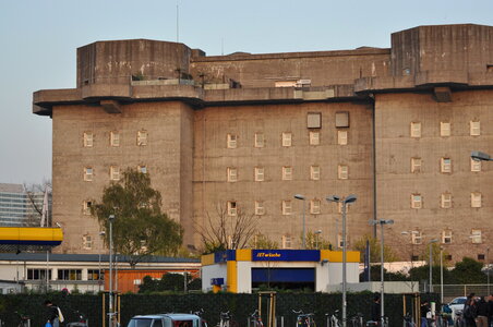 High-rise bunker at Heiligengeistfeld, Hamburg