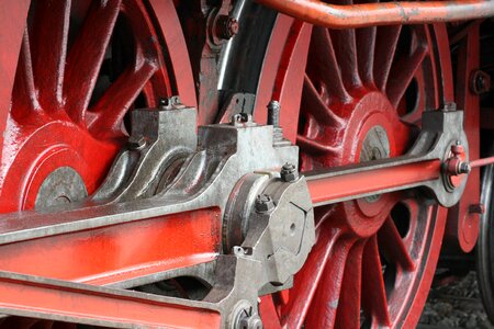 Transport railway wheels photo