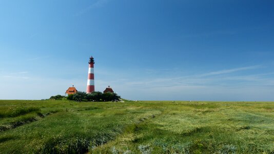 Nordfriesland intertidal zone far photo