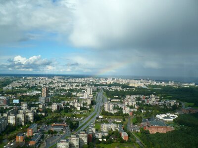 Vilnius from the TV tower photo