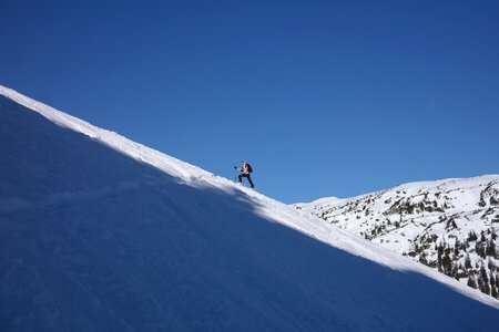 Winter sports winter skiing