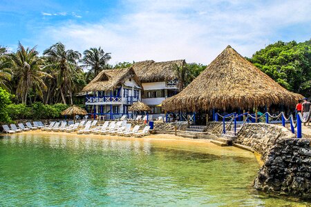 Sun island cartagena de indias colombia photo