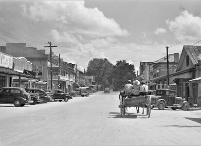 Street scene in Port Gibson, Mississippi photo