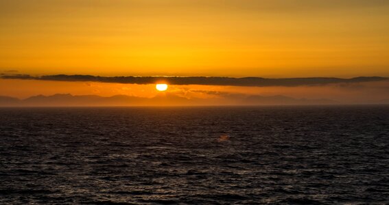 Sea clouds nature photo