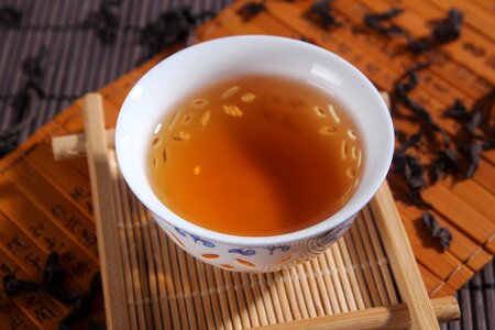 Tea da hong pao tea cup photo