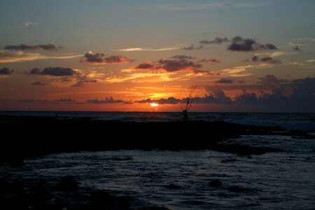 Ocean Cliff Sunset photo