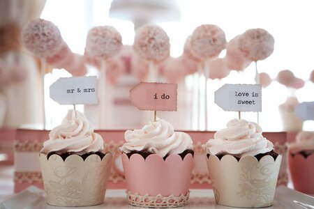 Cupcake sweet love photo