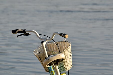 Bicycle nostalgia river photo