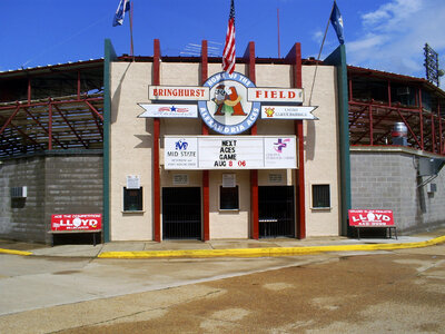 The Entrance to Bringhurst Field in Alexandria, Louisiana