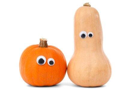 Fresh gourd halloween