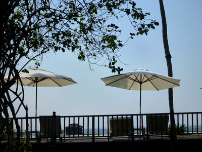 Umbrella Beach Side Sea