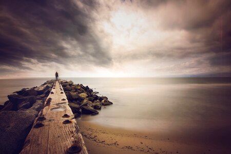 Landscape summer sky
