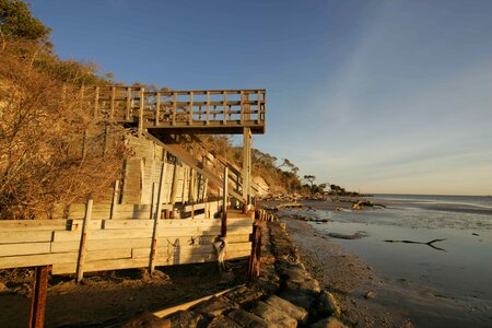 Covering monitoring shoreline