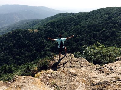 Cliff man mountain