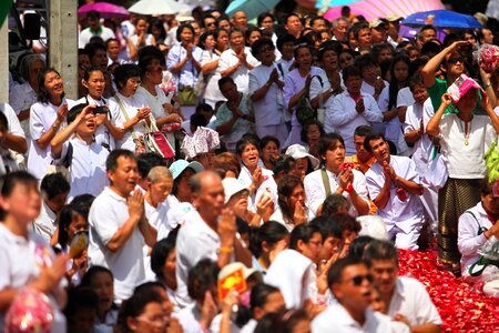 Crowd thailand thai