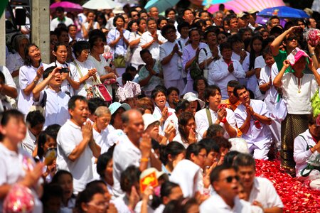 Crowd thailand thai photo