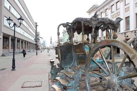 Cart wheel arbat street