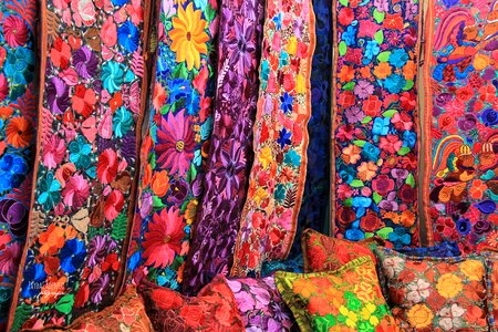 Sky color cloth