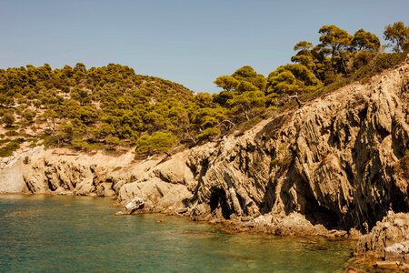 Rocks coast island photo