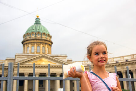 Girl in Petersburg photo