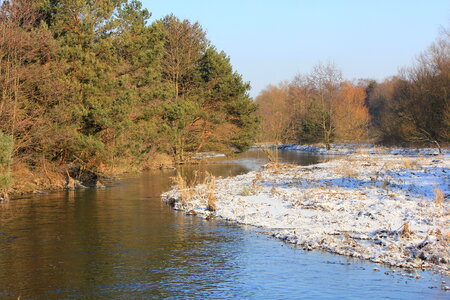 Innerste river in winter
