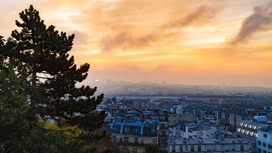 Beautiful landscape sunrise