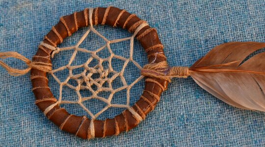 Circle decoration feather photo