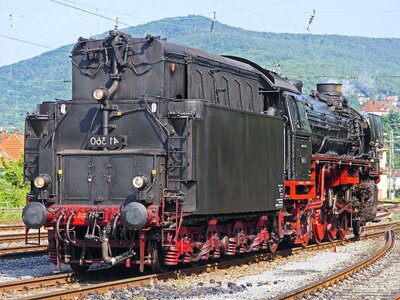 Hill locomotive metal photo