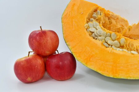 Apples pumpkin seed squash