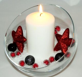 Light flame christmas time