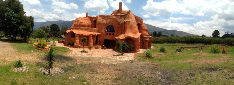 Clay Earthen House in Village Leyva, Colombia photo