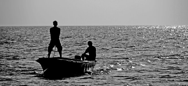 Water fishing nature