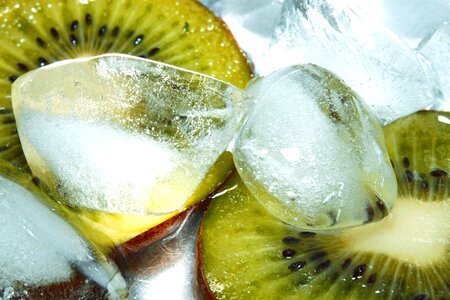 The drink frozen cold