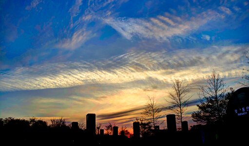 Skyline black outline photo