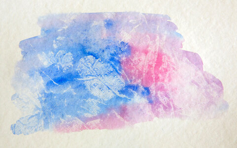 Pink and Blue Watercolor Background photo