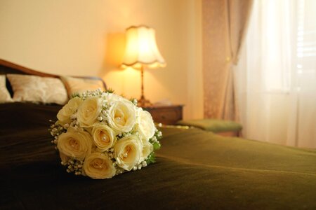 Bedroom bouquet hotel photo