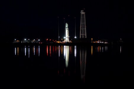 The Northrop Grumman Antares rocket, with Cygnus spacecraft photo