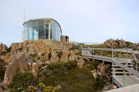 Station on Mount Wellington in Hobart, Tasmania, Australia photo