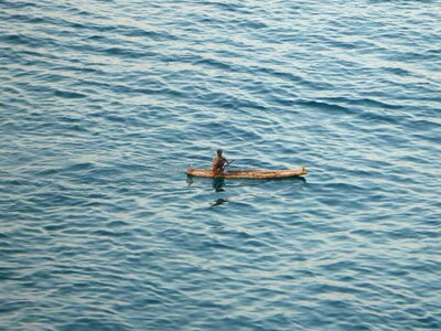Fisherman On Boat photo