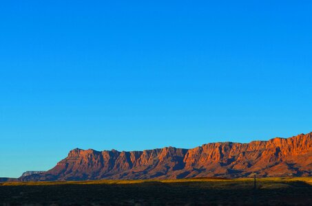 Desert landscape mountain photo