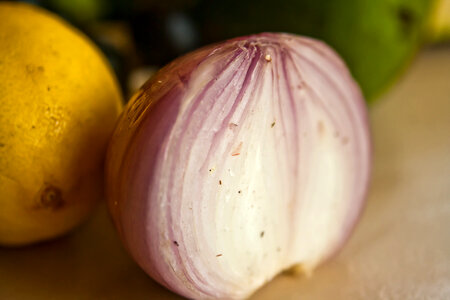 Onion Cut Into Half