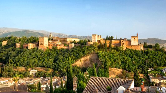 The alhambra castle fortress photo