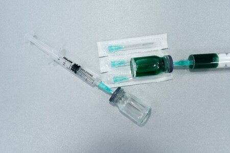 Diagnosis injection needle photo
