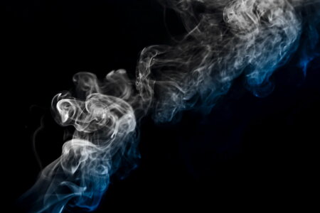 Blue and Gray Smoke photo