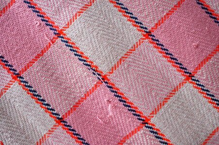 Cube pink textile