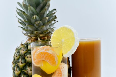 Drink glass lemonade