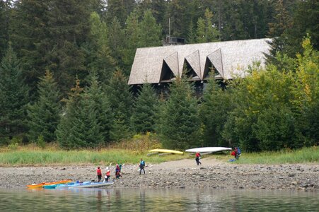 Kayaking from Glacier Bay Lodge photo